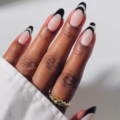 20 Simple Black Nail Designs for a Minimalist Yet Classy Look — GlowNailDesigns