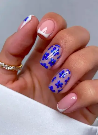 25 Cute Blue Nails Ideas for Every Season You’ll Want to Copy — GlowNailDesigns