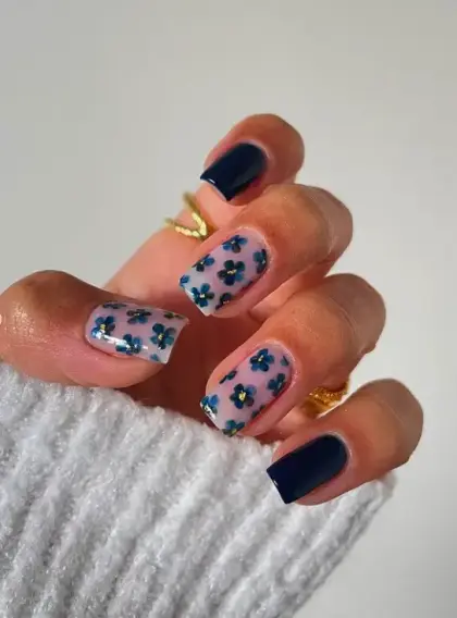 25 Cute Blue Nails Ideas for Every Season You’ll Want to Copy — GlowNailDesigns