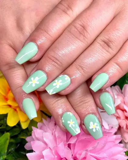 25 Cute Coffin Nail Ideas for a Stylish Everyday Look — GlowNailDesigns