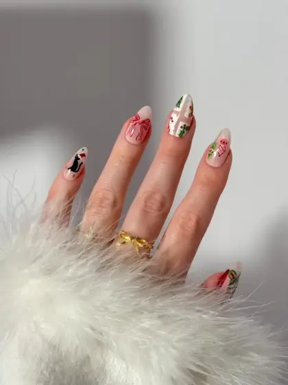 25 Cute Christmas Nails Ideas to Make Your Holiday Manicure Stand Out — GlowNailDesigns