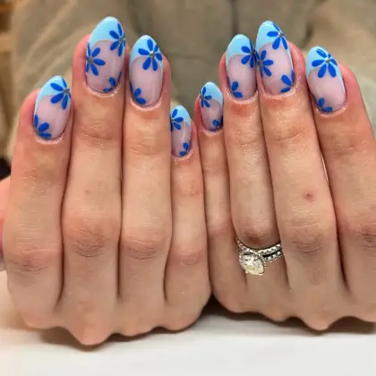 30 Simple Blue Nail Designs for a Clean and Elegant Look — GlowNailDesigns