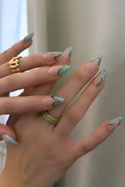 20 Trendy Blue Nail Looks That Are Taking Over This Year — GlowNailDesigns