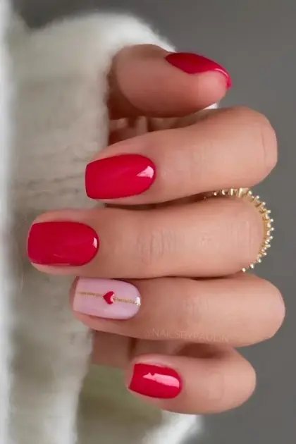 25 Red Nails Ideas for Every Season: Cute, Classy & Trendy Looks to Copy — GlowNailDesigns
