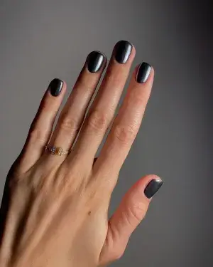 25 Trendy Black Nail Designs That Make a Bold Statement — GlowNailDesigns