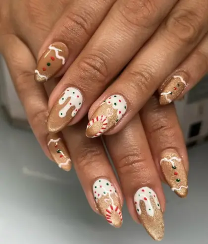 30 Simple Christmas Nail Designs Anyone Can Recreate at Home — GlowNailDesigns