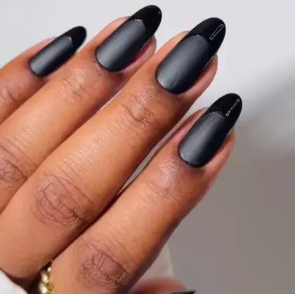 20 Simple Black Nail Designs for a Minimalist Yet Classy Look — GlowNailDesigns