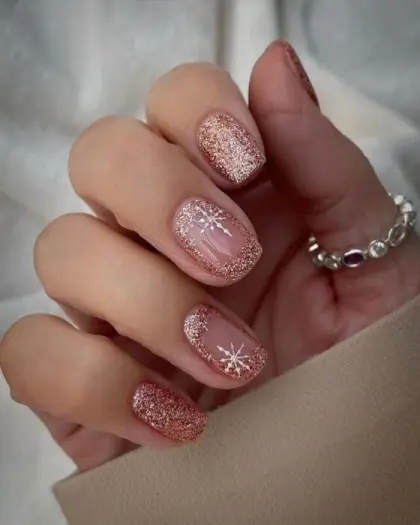 20 Classy Glitter Nails for Weddings, Parties, and Special Events — GlowNailDesigns