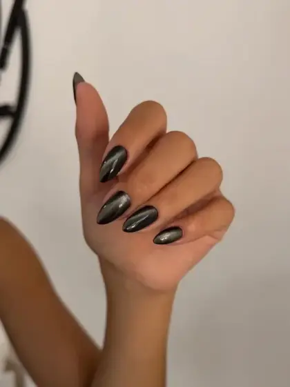 25 Trendy Black Nail Designs That Make a Bold Statement — GlowNailDesigns