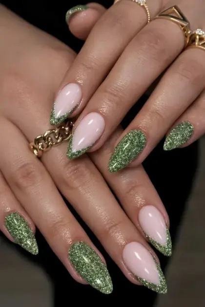 20 Classy Glitter Nails for Weddings, Parties, and Special Events — GlowNailDesigns