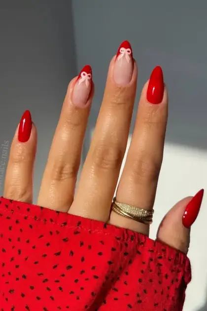 25 Long Red Nail Designs That Make a Bold Fashion Statement — GlowNailDesigns