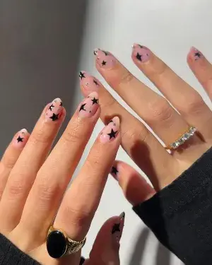 25 Trendy Black Nail Designs That Make a Bold Statement — GlowNailDesigns