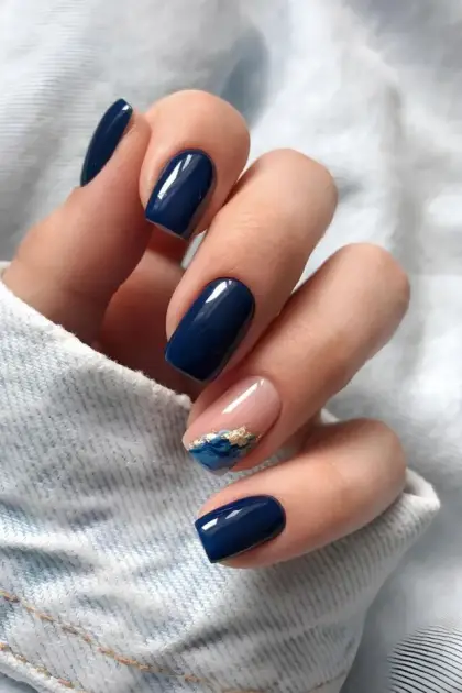 25 Long Blue Nail Designs for a Bold and Glamorous Style — GlowNailDesigns