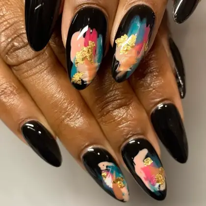 20 Simple Black Nail Designs for a Minimalist Yet Classy Look — GlowNailDesigns