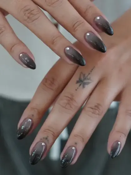 30 Cute Black Nail Ideas for Short Nails You'll Want to Try — GlowNailDesigns
