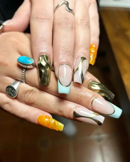 30 Simple Coffin Nail Designs That Are Easy to Copy — GlowNailDesigns