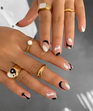 30 Cute Black Nail Ideas for Short Nails You'll Want to Try — GlowNailDesigns
