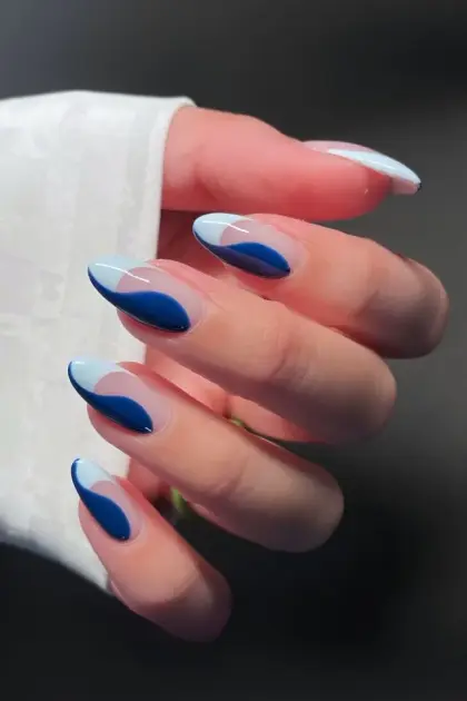 20 Trendy Blue Nail Looks That Are Taking Over This Year — GlowNailDesigns