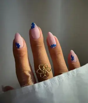15 Short Blue Nails Ideas That Are Easy to Wear Every Day — GlowNailDesigns