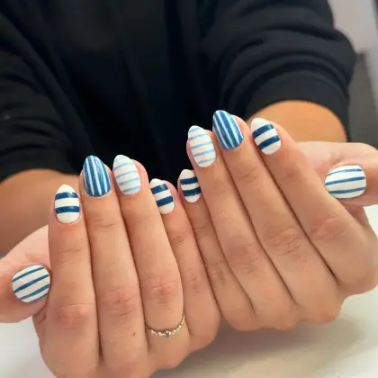 30 Simple Blue Nail Designs for a Clean and Elegant Look — GlowNailDesigns