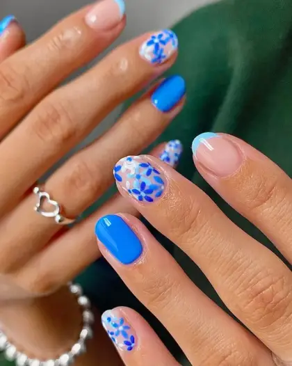 25 Cute Blue Nails Ideas for Every Season You’ll Want to Copy — GlowNailDesigns